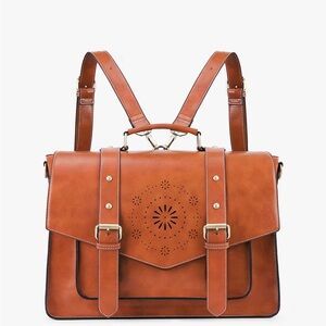 Ecosusi Women's Faux leather Classic Big Briefcase